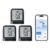 X-Sense WLAN-Thermometer-Hygrometer-Innenraumthermometer mit X-Sense-App, angepasster Komfortbereich, Thermo-Hygro-Datenlogger, Smiley-Anzeige, kompatibel mit Alexa, STH0A – nur mit Basisstation