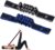 2 Stück Yoga Stretching Band, Fitnessband mit 8 Schlaufen, Yogagurt Stretchband, Yoga Stretchgurt, Widerstandsbänder für Fitness, Pilates, Tanztraining