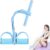 Multifunktionales Zugseil Bauchtrainer 6 Tubes Pedal Widerstandsband Rückentrainer Fitnessbänder Sit-Up Zugseil Elastisch für Training Taille Beine Bauch Yoga Pilates Schlankheitstraining Zuhause