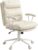 XXL-Bürostuhl bis 200 kg, ergonomischer Stoff-Chefsessel mit Fußstütze, hohe Rückenlehne, neigbar, dicke Polsterung, Computerstuhl für Heimbüro, Chefsessel, ergonomischer Computerstuhl, Beige