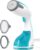BEAUTURAL Dampfgarer, Dampfgarer, schnelles Aufheizen, 260 ml Wassertank, automatische Abschaltung, Faltenentferner für Kleidung, ideal für Zuhause, Büro, Reisen, Himmelblau