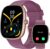 Damen Smartwatch mit Telefonfunktion, 1,85 Zoll Smartwatch mit SpO2/Herzfrequenz/Schlafmonitor/Schrittzähler 100+ Sportmodi, IP68 wasserdichte Fitnessuhr Whatsapp Notify für Android iOS Handy
