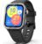 Smartwatch Kinder Fitness Tracker Uhr Digitale Fitnessuhr mit Schrittzähler, 24/7 Puls, IP68 Wasserdicht, Schlafmonitor, Wecker, Geschenk für Kinder Mädchen Jungen 6-16 (Schwarz)