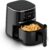aeco Compact AirFryer 4,3 Liter Heißluftfritteuse mit digitalem Touch-Display, 1500 Watt, 80°-200° verstellbar, 8 Programme, inklusive Rezeptbuch