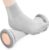 Fußmassageroller für Plantarfasziitis, tragbarer Gummi-Massageroller zur Linderung von Fußgewölbeschmerzen, Massageroller für Fußgewölbeschmerzen, Fersensporn-Stresslinderung, Neuropathie (grau)