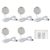 5-teiliges LED-Lampen-Set 001 Drei Farben für Bambu Lab H2D/X1/P1P/A1 Mini Makerworld für Anycubic Makeronline 3D-Drucker Licht DIY Hardware Modell Ersatzteile 5 V USB-betrieben
