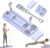 Pilates Board 2025 Upgrade – faltbarer Ganzkörpertrainer mit automatischem Rückprall, Knieschonern und multifunktionalem Bauchtrainer, robuste Heimstudio-Trainingsausrüstung im Freien, Unisex