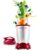 GOURMETmaxx Mr. Magic 4-teiliger Mixer, Smoothie-Maker mit 400-W-Power-Basis, inklusive Kreuzmesseraufsatz, 500-ml-Becher und To-Go-Deckel, kompakter Standmixer für Shakes und mehr