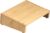 KIRIGEN Schreibtisch mit Fußstütze aus Paulownia-Holz, verstellbare Fußstütze 40 x 30 x 11,5/8 cm, Fußhocker aus Holz mit 4 montierten verstellbaren Füßen für Büro, Heimbüro und Haushalt, natürliche Farbe