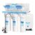 Geekpure 6-stufiges Umkehrosmose-Trinkwasserfiltersystem mit DI-Filter TDS bis zu 0–75 GPD