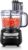 Küchenmaschine 2,3 l, Küchenmaschine, 2-in-1-Lebensmittelschieber, 3 Geschwindigkeiten, All-in-One: Hacken, Reiben, Pürieren, Teig, Ein-Knopf-Bedienung und Pulse-Funktion