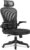 Ergonomischer Bürostuhl mit verstellbaren Kopfstützen und Armlehnen, Lordosenstütze, atmungsaktiver Rückenlehne, höhenverstellbar und Rollen, Gamer-Stuhl für Schreibtisch, Schlafzimmer oder