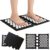 Akupressurmatte für Füße und Rücken, 2x33cm Akupunktur Matte Schwarz, Nagelmatte mit 110 ABS-Spitzen, Waschbare Tragbare Faszienmatte für Massage Entspannung, Zuhause, ins Büro oder auf Reisen