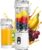 Tragbarer Mixer to Go, 600 ml Frischsaft-Mixflasche, Mini-Mixer und Smoothie-Maker mit 12 Klingen, kabelloser und wiederaufladbarer tragbarer Mixer für Fruchtsaft-Shakes, Smoothies, Babynahrung (weiß)