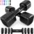 Amonax Verstellbare Hanteln, Hanteln Frauen Set, 1-5kg Kurzhanteln 2er Set, 4-in-1 Hantel Set für Frauen und Männer, Gewichte Hantel für Home Gym, Krafttraining Zuhause