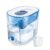 Wasserfilterspender 9 L, XXL-Wasserspender mit Filter für Kühlschrank und Arbeitsplatte, Wasserfilterkanne mit Wasserhahn, inklusive 1 Filterkartusche, filtert Verunreinigungen, Filterwechselanzeige