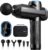 RENPHO R3 Power Massagepistole, 12 mm Amplitude Massagepistole mit Typ-C-Ladeanschluss, 6 Massageköpfe Massagepistole mit LED-Touchscreen für Rücken, Geschenke für Männer