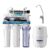 Naturewater 6 Stufen Umkehrosmose 180 l/Tag, RO-Omsose-System mit UV-Klärer und Druckerhöhungspumpe für sauberes Trinkwasser