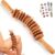 Faszienrolle Holzmassagegerät, Faszienstabrolle Holz, Massagerolle mit Griff, Massageholz Anti-Cellulite-Massagegerät, für Maderotherapie und Lymphdrainage 42,2 cm 350 g Buche