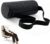 Lendenkissen mit abnehmbarem Gummiband und waschbarem Bezug, schwarzes Nackenrollkissen, Lendenkissen, Memory-Schaum-Rollkissen, ergonomische Nackenrolle, Rückenstützrollen für Autostuhl, Reisen