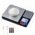 Digitale Küchenwaage von Mcbazel mit Doppelplattform, wiederaufladbare Präzisionswaage 10 kg/1 g und 500 g/0,01 g, USB/batteriebetrieben, Edelstahl, inklusive PCS- und Tara-Funktion – Silber