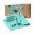 Myga Yoga-Starter-Set – Yogamatte, Yoga-Blockstein und Metall-D-Ring-Yoga-Gurt – Starter-Set für Anfänger, ideal für Pilates, Yoga, Stretching, Gesundheit und Fitness