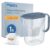 BRITA Style Essential XL Wasserfilterkanne Steinblau (3,6 l), inklusive 1x Maxtra Pro Extra Kalkschutz, große Filterkanne mit Smart Light LED & Klappdeckel, filtert Verunreinigungen & mehr