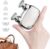 ZONSUSE Mini tragbare Massagepistole, kompakte Muskelmassagepistole, Reisemassagepistole, für Sport, Zuhause, Büro, Ausflüge, sofortige Linderung von Muskelermüdung, Geschenk für Männer und Frauen (Silber)