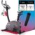 Christopeit Ergometer Heimtrainer Indoor Fahrrad ET 6 mit 24 Widerstandsstufen, bis 150 kg und 200 cm, 12 kg Magnetbremssystem, Kinomap, Bluetooth, Pulsmessung