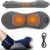 3-in-1-Rückenmassagegerät, Rückenmassagegerät, Schultermassagegerät, ergonomische Rückenstütze mit Traktionslifting und Vibrationsmassage und Wärmekompresse für Nacken, Schultern und Rücken