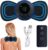 Elektrisches Nackenmassagegerät, tragbares Nackenmassagegerät, 8 Geschwindigkeiten und 19 Modi, USB-Mini-Massagegerät, Ems-Massagegerät mit Digitalanzeige und Fernbedienung, für Arme/Schultern/Nacken/Rücken/Bauch