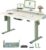 FLEXISPOT Höhenverstellbarer elektrischer Schreibtisch, Dual-Motor, ergonomischer Bürotisch mit 25 mm einteiliger Tischplatte 140 x 80 cm und Kabelmanagement, Memory-Funktion & Höhenanzeige