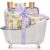 SPA LUXETIQUE Bade-Geschenkset für Damen – 8-teiliges Lavendelduft-Wellness-Set für Damen, Geburtstagsgeschenk, Beauty-Set mit dekorativer Badewanne, Muttertagsgeschenk, Weihnachtsgeschenke, Valentinstagsgeschenk