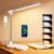 Caldarax Schreibtischlampe LED Dimmbar, Augenschutz Schreibtischlampe, 5 Farben und 10 Helligkeitsstufen, mit Timer und Touch-Steuerung, Tischlampe USB-Anschluss zum Lesen, Büro, Nachttisch, Arbeitszimmer (Weiß)