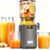 LINKChef Entsafter für Gemüse und Obst mit 130 mm breitem Einfüllloch, 250 W Slow Juicer BPA-frei, elektrischer Entsafter, 1,8 l, leicht zu reinigen, inklusive Saftrezepten