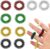 Akupressurring-Set, 10-teilig, Massageringe für Finger-Akupressurring, Massagering zum Stressabbau und zur Förderung der Durchblutung, Fingermassage oder Zehenmassage