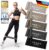 Body & Mind® Fitnessbänder 5 Stück Widerstandsbänder in 5 Stufen, Widerstandsbänder Trainingsbänder Gymnastikbänder 5er Set für Muskelaufbau, Yoga, Pilates & Work-Out; Sportband 100 % Latex