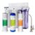 iSpring US31 3-stufiges Hochleistungs-Trinkwasserfiltersystem mit Einlage, 2 x CTO-Kohleblockfilter