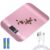 Digitale Küchenwaage, 10 kg/1 g, USB wiederaufladbare digitale Küchenwaage mit LCD-Display & Tara-Funktion, professionelle Küchenwaage mit Akku-Ladekabel, Roségold