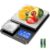 Digitale Küchenwaage mit LCD-Display und Tara-Funktion, präzise 1-g-Messung zum Backen und Kochen, Silber