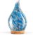 Porseme Aroma-Diffusor 280 ml, mundgeblasener Glas-Luftbefeuchter, Ultraschall-Aromatherapie-Öl-Diffusor mit 7 farbigen LED-Lichtern, Diffusor für ätherische Öle mit Timer, BPA-frei für Zuhause (blau)