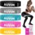 Fitnessbänder (5er-Set) Widerstandsbänder-Set für Damen und Herren, 100 % Latex-Fitnessband-Widerstand mit 5 Bandstufen für Fitness zu Hause, Stretching, Krafttraining, Physiotherapie, Yoga
