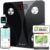 Etekcity Digitale Personenwaage mit Körperfett und Muskelmasse, 180 kg Körperfettwaage, Fitnesswaage, 13 Körperwerte, Körperfett, BMI, Muskelmasse, Protein, BMR, Schwarz
