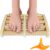 ACWOO Fußmassageroller aus Holz, Fußmassagegerät, Holzroller Fußmassage, Fersensporn-Massagegerät für Füße, Durchblutungsförderndes Fußmassagegerät, Fußroller, Stressabbau, Entspannung