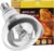 DERNORD UVA UVB Wärmelampe, UV-Lichtlampe, 100 Watt, für Schildkrötenhaus, Gecko, Bartagamen, Terrarium, Solarstrahler, Vollspektrum, Tageslichtlampe, E27-Fassung