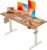 Agilestic höhenverstellbarer Schreibtisch 120 x 60 cm, robuster Schreibtisch, höhenverstellbar, elektrisch mit Memory-Handsteuerung, ergonomischer Stehsitztisch, Computertisch, hellbraun