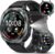 TIMU Herren Smartwatch 1,45 Zoll AMOLED Smartwatch mit Anrufen/Empfangen, 115+ Sportmodi, Fitnessuhr mit Herzfrequenz/Schrittzähler, Schlafmonitor, IP68 wasserdichte Sportuhr für Android iOS