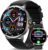 2026 Neu KI-GPT Smartwatch EKG/ΒΙutdruck/ΒΙυtｚυcker/AI Q&A Funktion 1.56″AOD AMOLED Gesundheitsuhr mit HRV/Herzfrequenz/SpO2,Schlaf,Apnoe/Harnsäure/BMI/Pulsuhr/IP68+Wasserablass/Bluetooth-Anruf,SOS