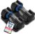 DH FitLife 12 kg verstellbare Kurzhanteln 2 bis 12 kg mit 5 Gewichtsstufen, Kurzhantel-Set mit Hantelscheiben, verstellbare Kurzhanteln, variable Gewichte 5 in 1, 2er-Set