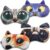 Qianyu 4 Stück Niedliche Schlafmaske Süße Tiere Schlafbrille Augenmaske Ultraweich Schlafmaske Mit Verstellbarem Gummiband für Mädchen Jungen Damen Nickerchen Reisen Yoga